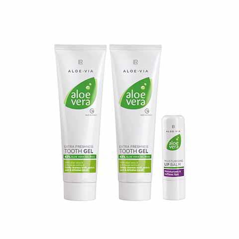 Aloe Vera комплект за грижа за устните и зъбите